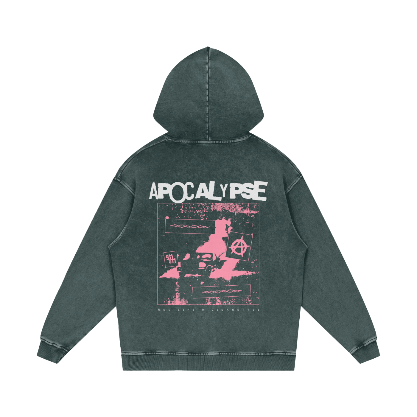 Apocalypse Snow Washed Heavyweight Hoodie