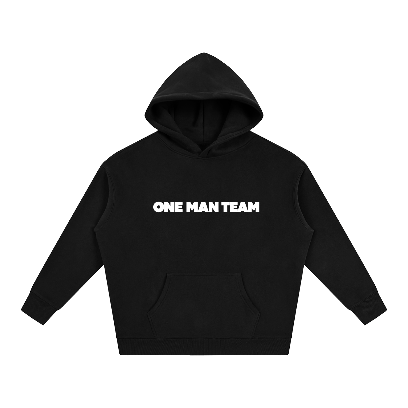 One Man Team Oversize Fleeced Hoodie